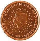 2 cents (other side, country Netherlands) 0.02