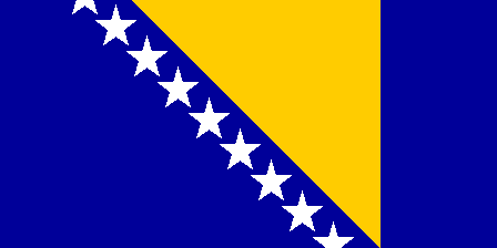 Nationale vlag, Bosnië en Herzegovina
