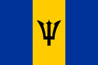 Nationale vlag, Barbados