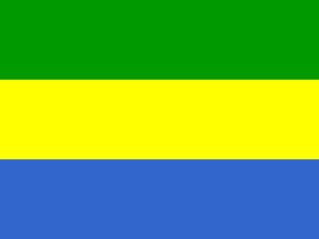 Nationale vlag, Gabon