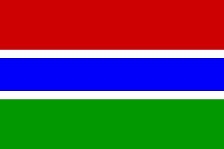 Nationale vlag, Gambia, The