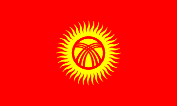 Nationale vlag, Kirgizië