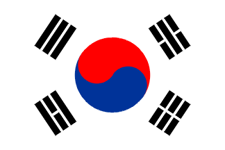 Nationale vlag, Zuid-Korea