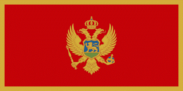 Nationale vlag, Montenegro