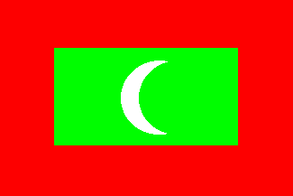 Nationale vlag, Maldiven