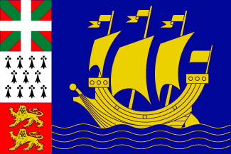 Nationale vlag, Saint-Pierre en Miquelon