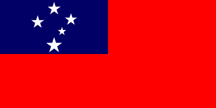 Nationale vlag, Samoa