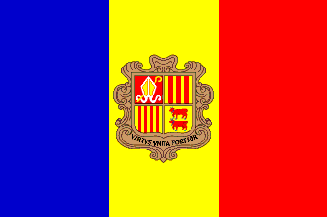 Nationale vlag, Andorra
