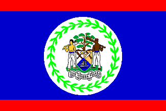 Nationale vlag, Belize