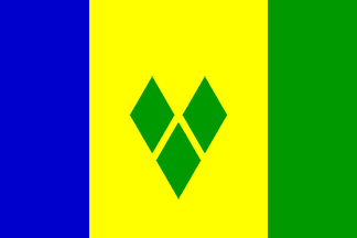 Nationale vlag, Saint Vincent en de Grenadines